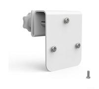 Support de gouttière en métal pour Eufy Security pour appareils photo Eufycam S340 E42 E30 Finition blanche Kit d'installation extérieure Support stable
