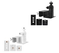 Support de gouttière pour anneau pour arlo pour panneau solaire Eufycam, design compact, installation extérieure sécurisée pour systèmes de sécurité à domicile