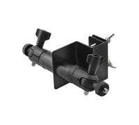 Support de gouttière pour appareils photo et panneaux solaires, design durable ABS résistant aux intempéries, compatible avec Ring Arlo Eufycam Outdoor