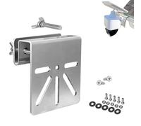 Support de gouttière pour caméras Eufy SoloCam S340/E30/E42, S330 et WYZE Solar Cam Pan - sans perçage - support pour Tapo C402, C403, C411, C425, C460, C545D, C610, C615F, kit C630/C645D/TC85/TC90