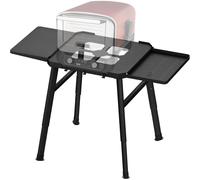 Support de gril pour la série Ninja Woodfire OG/OO, pliable, avec table d'appoint, en acier, avec pieds réglables
