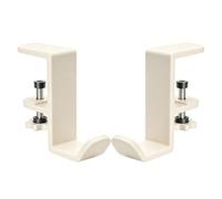 Support De Guirlande 2 Pièces Support de Noël Sans Perçage Antidérapant | Porte-Bas de Noël Suspension Couronne Festive Maison Bureau Ferme Décor Ornement Fête Crémeux