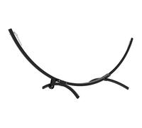 Outsunny Support de hamac en mšŠtal avec roues, pied de hamac charge maximale 150 kg avec cha?nes, crochets, pour extšŠrieur et intšŠrieur, 337 x 118 x 118 cm noir
