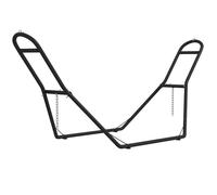 Support de hamac - Outsunny - réglable pour 2 à 3 personnes - pieds antidérapants - acier - pour Hamacs de 2,75 à 4 m - noir