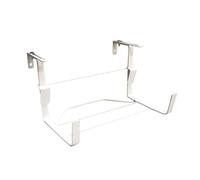 Louis Moulin Support jardinière Fer Plat Fixations réglables Blanc 35x18 cm - Made in France