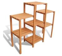 vidaXL Escalier pour plantes Jardin – Bois massif, résistant aux intempéries – 97 x 31 x 87 cm
