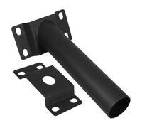 Support de Lampadaire Solaire en Acier Noir pour Éclairage Extérieur | Montage Extérieur, Compatibilité LED et Lampadaires, Installation Simple, Extension Solaire, Couleur Noire