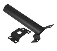 Support de Lampadaire Solaire Extérieur LED en Acier Noir | Rallonge de Poteau, Installation Extérieure, Support Stable, Usage pour Lampadaires et Éclairage de Rue