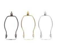Support de Lampe à Corne en Fer Chromé, Lot de 3 Pièces Plusieurs styles