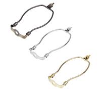 Support de Lampe à Corne en Fer, Lot de 3 Pièces pour Abat-jour Plusieurs styles