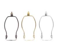 Support de Lampe en Corne de Fer 3 Pièces, Cadre pour Abat-jour Plusieurs styles