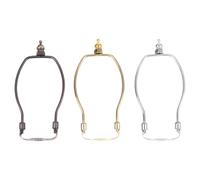 Support de Lampe en Corne de Fer Chromé Lot de 3 Pièces Plusieurs styles