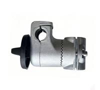 Support de levier d'accélérateur en métal pour débroussailleuse 26 mm 28 mm guidon argenté pince robuste fixation sûre contrôle précis entretien du jardin 1 pièce (26 mm)