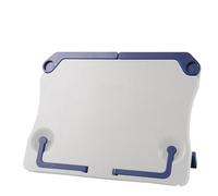 Support de livre de bureau pour la lecture - Porte-documents portable réglable pour livres de recettes et livres de musique, blanc