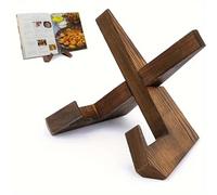 Support de livre de cuisine en bois, support plat, support de lecture, support de disque vinyle en bois 1pc