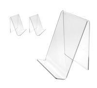 Support De Livre En Acrylique, Présentoir En Acrylique Transparent Pour Afficher Des Images, Bijoux, Présentoir De Montre 100x115x1 3 Pièces