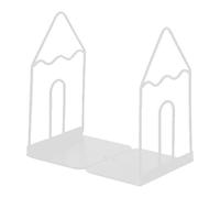 Support De Livre En Fer Forgé, 1 Paire De Serre-Livres, Support De Bureau, Organisateur De Magazines, Support D'étagère Antidérapant, Nouveauté 2022