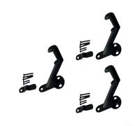 Support de main courante - Fixation murale - Robuste - Noir mat | Alliage de zinc haute densité, extrêmement résistant, pour l'intérieur et l'extérieur, surface mate, durable