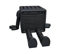 Support de médiator - Haut-parleur imprimé 3D en forme de figurine - Boîte de rangement pour médiator de guitare - 5 emplacements - Pour basse, ukulélé, acoustique, maison, studio, lecteur amateur de