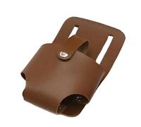 Support de mètre ruban - Pochette de ceinture en cuir de 11 x 20 cm, petit étui de rangement pour mètre ruban, étui de rangement avec design sécurisé, organisateur de mètre ruban, support d'outils de