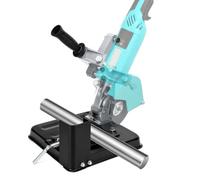 Support de meuleuse d'angle 180-230 mm en aluminium et fer | Coupes d'angle, capot de protection, angle de réglage 0-45°, profondeur de coupe 65 mm, largeur de coupe 95 mm