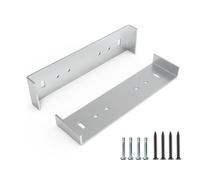 Support de montage de boîte aux lettres, support de montage de boîte aux lettres, 2 pièces de montage de boîte en aluminium | Brackets d'étagère, outils et améliorations de la maison pour la famille