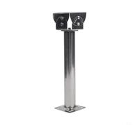 Support de montage en acier inoxydable pour appareil photo rotatif à 360° | Support de caméra de sécurité avec verrou hexagonal de réglage de l'inclinaison à 180° pour installation murale en angle