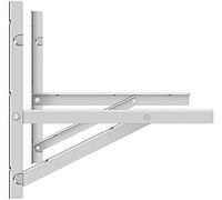 Support de montage mural pour systèmes de pompe à chaleur de climatiseur divisé sans conduit à condensateur de 9 000 à 36 000 BTU, support triangulaire de climatiseur pour condenseur, 3P (27