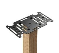 Support de montage pour boîte aux lettres : de support universelle, base d'installation réglable, adaptateur de poteau robuste | Matériel de fixation sûr pour la plupart des tailles de boîtes