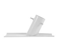 Support de Montage pour Panneaux Solaires en Fer, Réglable pour Lampadaire | Installation Facile, Réutilisable, Flexible, Vis Incluses, Blanc, pour Panneau Solaire et Éclairage