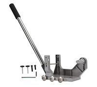 Support de Nettoyage de Joints de Carrelage Réglable pour Outils de Calfeutrage, Support argenté en Alliage D'aluminium, Support de Machine de Nettoyage de Joints de Meuleuse