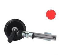 Support de niveau à ventouse en alliage d'aluminium avec fiole à bulles, support réglable pour les niveaux sur surfaces lisses, adaptateur de 6,35 mm à 1,6 cm inclus, supporte jusqu'à 18,1 kg (B)