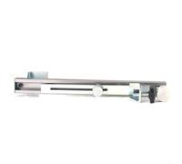 Support de niveau à ventouse réglable | Support mural en alliage d'aluminium avec filetage 6,35 mm et adaptateur 1,6 cm | Support flexible pour niveaux sur carreaux de verre | Argent (A)