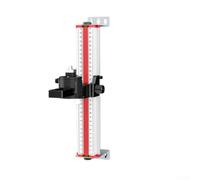 Support de niveau mural en alliage d'aluminium, support rotatif réglable pour niveaux, outil d'alignement de précision avec adaptateur 1/4-5/8 pour menuiserie (30 cm)