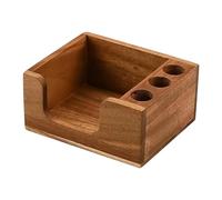 Support de notes adhésives - Organiseur de bureau en bois | Support compact avec accès facile pour la maison, les chambres, les étagères, les livres, les , les adolescents, les femmes, le