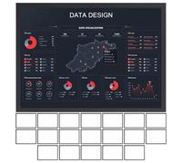 Support de panneau magnétique - Cadre magnétique pour affichage | Bordure acrylique flexible, vitrine double face transparente, pochette pour tableau d'affichage, veste de protection de documents pour