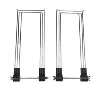 Support de panneau solaire en acier inoxydable avec pivot réglable à 360 degrés pour une charge solaire stable en extérieur pendant le camping (argenté)
