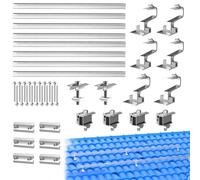 Support de panneau solaire Support de panneau solaire Kit de montage 2 tuiles Fixation Support de toit