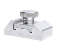 Support de papier abrasif à base d'aluminium pour ponçage manuel de précision dans la modélisation, la restauration et la finition de petites pièces avec montage rainure en U (grand)