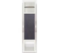 Support de papier toilette encastré Balneo Niche murale WALL-BOX PAPER 2 Rangement de papier toilette 6 rouleaux blanc 74x20,8×14,6 cm