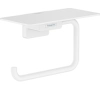 Support de papier toilette hansgrohe AddStoris, avec tablette, 41772700, Couleur: blanc mat
