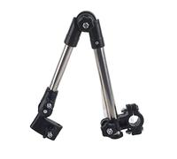 Support de Parapluie Extensible Réglable à 360° pour Vélos, Fauteuils Roulants et Plus Encore, Pare-soleil Mains Libres Pratique et Housse de Pluie (BLACK)