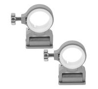 Support de Parapluie Pliant pour Boîte de Pêche, Alliage D'aluminium | Fixation Robuste, Installation Rapide et Retrait Facile, Usage Plage et Camping, Compatible Mât de Parasol