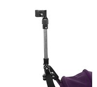 Support de parapluie pour fauteuil roulant, support fixe en acier inoxydable Sunumbrella landau parapluie rétractable barre de poignée pince pour guidon 2-2,5 cm