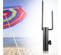 Support de Parasol de Plage Durable, Ancre, Support à Vis de Sable pour L'extérieur, Parasol de Plage, Planche à Voile, 35x8x3.5cm