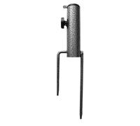 Support De Parasol De Plage Stable - Métal Extérieur Rond Réglable, Support De Parasol En Acier Robuste, Solution De Fixation De De Camping De Jardin, Supports Avec 2 Fourchettes Pour Pelouse,