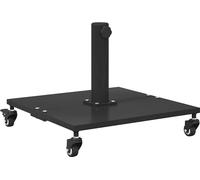 Support de parasol vidaXL, 26,8 kg, noir, carré, réglable