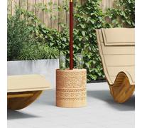 vidaXL Pied de parasol en bois massif marron Ø 34 x 40 cm