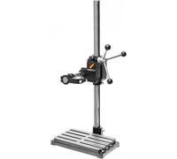 Support de perçage et de fraisage BF1243 avec plateau rotatif à 3 branches, axe Z, 2 axes de déplacement verticaux/horizontaux, colonne de 750 mm, bras de 500 mm. Fabriqué en Allemagne