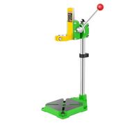 Support de perçage pivotant à 90° pour support de perceuse - Banc de travail multifonctionnel avec diamètre de collet 38-43 mm | Incl. 3 têtes en plastique (Diamètre intérieur : 38-42 mm, 40 mm, 27 mm